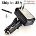 Casio Exilim EX-Z50 Digital Camera CNP-40 Compatible Battery Charger with Car Adapter - Bargains DepotĀ®