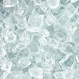 Fireplace Fire Pit Glass Rocks, Chunky ~3/8