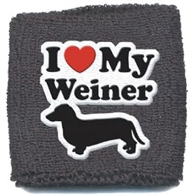 Artist Weiner Dog Clean - I Love My Weiner - Wristband