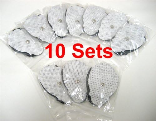 Avizon Pair Replacement Massage Pads for Mini Massagers (10 Pair) <20pad>