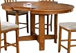 Aaron 36" Gathering Table in Oak Finish By Berkline Family Dining
