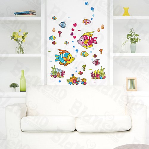 Discount Cartoon Fish-2 – Wall Decals Stickers Appliques Home Decor reviews