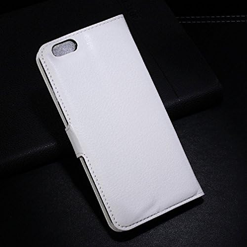 FSH Tech High Quality iPhone 6 Case Wallet Leather TPU 4.7 inches Not Fit For iPhone 6 Plus (White)