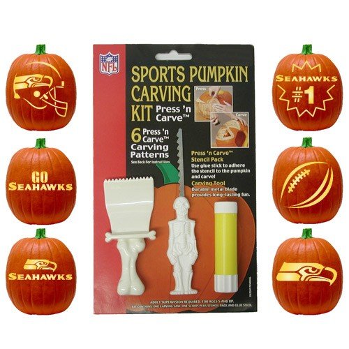Seattle Seahawks Pumpkin Carving Kit