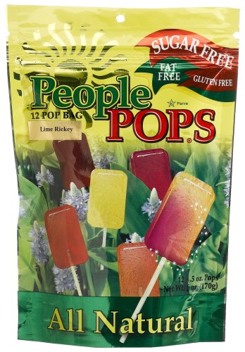 People Pops Lime Rickey Pops, 12-Pop Bags (Pack of 12)