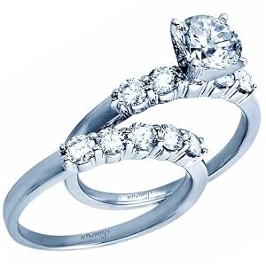 Engaging Diamond Engagement Ring Set (Center stone is not included)