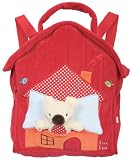 Kid's Preschool Backpack, Koala Collection - Red velour