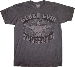 Dodgeball Globo Gym Better Than You Charcoal T-shirt Tee