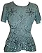 Agan Traders Women's Gypsy Medieval Renaissance Vintage Cross Blouse