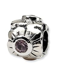 Sterling Silver Reflections Multicolor Cz Bead