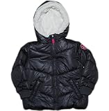 カーターズ（Carter's)【グレーダウン風ジャケット】女の子用ダークグレー防寒フェイクファーフード付アウター 4T 110cm【並行輸入】