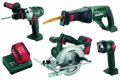 Metabo COMBO 4.2 LiPower 4-PC Cordless 18V Combo Kit