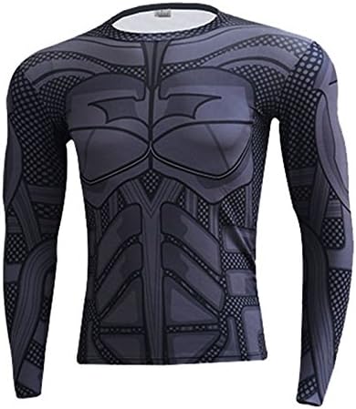 Buy 2 Get the 3rd free Men's Compression Shirt Long Sleeve Sports Fitness Running Base Layer Shirt