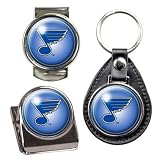 St. Louis Blues Stocking Stuffer Set - Key Chain, Money Clip & Magnet Clip