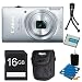 Canon PowerShot ELPH 130 IS 16.0 MP Digital Camera with 8x Optical Zoom 28mm Wide-Angle Lens and 720p HD Video Recording (Gray) Super Bundle - Includes camera, 16GB Secure Digital SD Memory Card, Ultra-Compact Digital Camera Deluxe Carrying Case, NB-11L R
