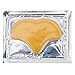 Anti Aging Treatments Set / Kit of 10pcs Forehead 24K Gold / Golden Collagen Gel Crystal Masks / Patches for Wrinkles, Hydration / Moisturizing, Skin Pores Cleansing and Blackheads Removing