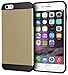 iPhone 6s Plus Case, Apple iPhone 6s Plus, rooCASE [Exec Tough] Slim Fit Case Protective PC / TPU [Corner Protection] Armor Cover Shock Resist Rugged Protective Case for iPhone 6 Plus - Gold