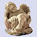 Norma the sleeping baby angel statue cherub sculpture (Large size)