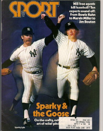 Goose Gossage, Sparkey Lyle (Sport Magazine) (April 1978) (New York Yankees)