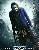 HEATH LEDGER SPECTACULAR AUTOGRAPHED 8 X 10 PHOTO AS JOKER