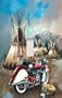 Motorcycle in Indian Reservation Decorative Switchplate Cover