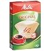 Melitta Original Filtert�ten, Naturbraun 1x2, 6er Pack (6 x 80 St�ck)