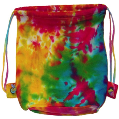 fishing backpacks:Tie Dye Beach Towel Tote Bag w/straps. 80% Cotton/20% Poly. (707866-RAI) Images