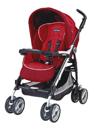 Peg-Perego Pliko P3 Compact Stroller, Geranium