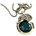 Lanqniqi Retro Fashion Bronze Pearl Peacock Elephant carp heart shaped retro Necklace Chain Wonderful gif