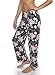 kathy ireland Women's Casual Lounge/Sleepwear Patterned Long Pajama Pant