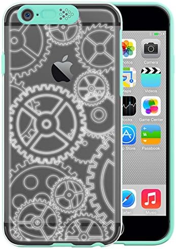 SG Design iPhone6 Plus Case, Lighting Armor for iPhone 6 Plus [ 5.5-Inch] Clear PC with inserted TPU Edge frame, Black / Gear