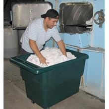 Dixie Poly Polytheylene Box Cart, 500 lbs Load Capacity