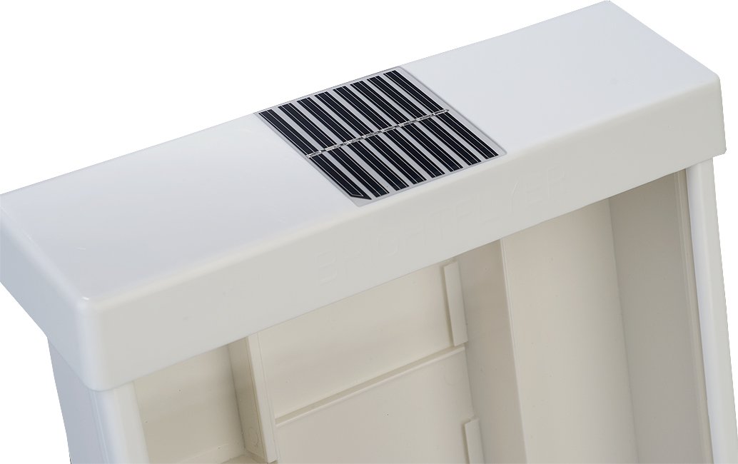 Amazon.com : White Solar Brochure Box Brightflyer Brochure Holder ...