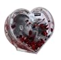 Schneekugel, Glitzerkugel Herz! Die Acrylglaskugel ist mit Glitter-Herzen gef�llt! Von BRUBAKER