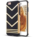 IPhone 6s Case,iPhone 6 Case,[4.7inch]by Ailun,Slip-Proof Rugged Bumper,Non-Gap Fit,Shock-Absorption&Anti-Scratches,Fingerprints&Oil Stains,Protective&Stylish,Ultra Slim Back Cover[Gold Black]