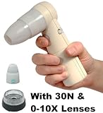ProScope Mobile Wi-Fi Wireless Handheld Digital HR Microscope for iPad, iPhone & iPod touch with 30X Non Reflection Lens & 0-10X Lenses - Designed for Law Enforcement CSI Crime Scene Investigating, Field, Science Education Classroom, Lab or Patient exam - View live video and capture stills