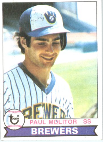 1979 Topps # 24 Paul Molitor Milwaukee Brewers Baseball Card