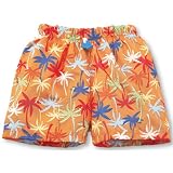 Boys Swim Trunk Orange Palm Trees (Small 6-12 mos.)