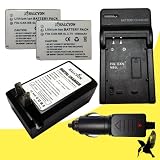 Halcyon Two NB5L Lithium Ion Replacement Batteries w/Charger for Canon PowerShot S100, SD700 IS, SD790 IS, SD800 IS, SD850 IS, SD870 IS, SD880 IS, SD890 IS, SD900, SD950 IS, SD970 IS, SD990 IS, SX200 HS, SX210, SX220 HS, SX230 HS Digital Cameras