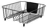 Rubbermaid L3-6008-M5-BLA  Antimicrobial Small Dish Drainer, Black