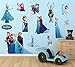 Buy Box Cartoon Frozen Elsa Removable Wall Art Decal Sticker 50*70cm