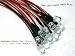 8mm LED Light Bulb with Wire Resistor Attached_WHITE