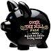 Over the Hill Black Piggy Bank Gag Gift