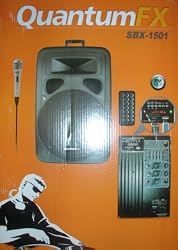 Hi-End Active PA Loudspeaker 15" w/ 5 Way Equalizer and FM Radio - USB/SD/Mic/Aux-in