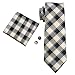 Barry.Wang Christmas Ties,Designer Handkerchief Cufflink Necktie Clip Set Gifts