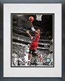 Chris Bosh Miami Heat - NBA Framed and Matted Photo - 2011 NBA Finals Gm. 3 Spotlight Action - 16x20 Photo