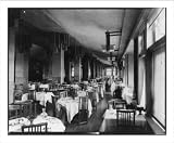 Historic Print (M): Yellowstone National Park: Grand Canyon Hotel dining room