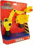 Tonka P.O.D.S. Tools - Crane with Shovel and Wide Bucket Accessories