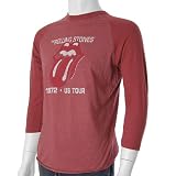 Rolling Stones Vintage Print 3/4 Sleeve Tee