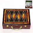 Diamonds Wooden Poker Set, 500 pc., 11.5g two-tone chips